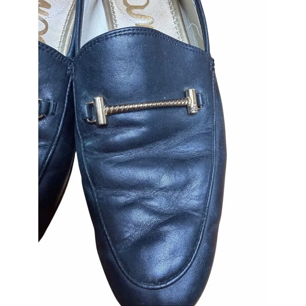 Sam Edelman Black Leather Lior Loafer 8.5